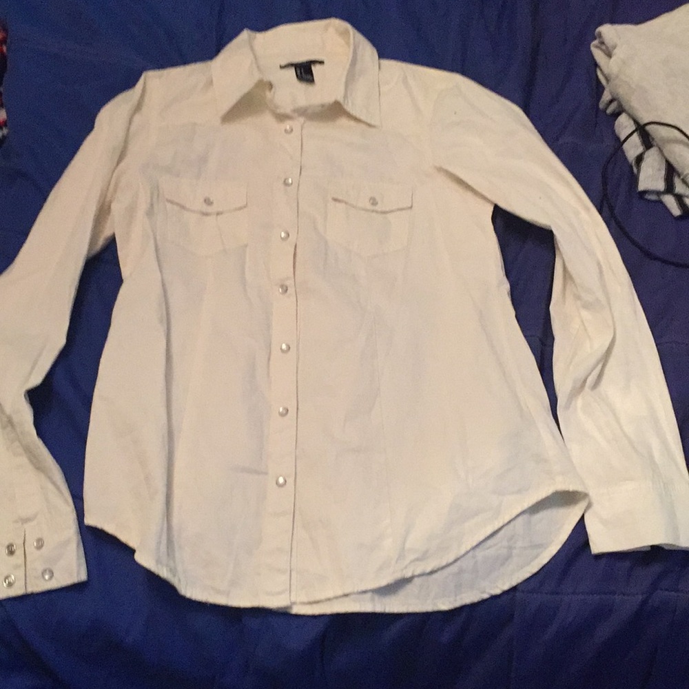 Log sleeve button down